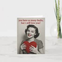 Funny Valentine's Day Card Karte