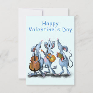 Funny Valentine's Day Card Romantische Musikalisch Karte