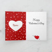 Funny Valentine's Day Card Swipe Right Card Karte (Innenseite)