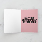 FUNNY VALENTINE'S DAY CARDS, KACKTE ICH HEUTE! KARTE (Innenseite)