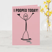 FUNNY VALENTINE'S DAY CARDS, KACKTE ICH HEUTE! KARTE (Gelbe Blume)