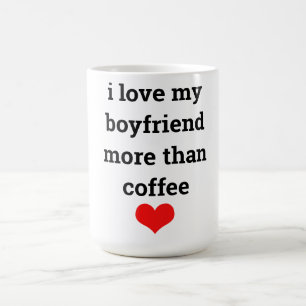 Funny Valentine's Day Coffee Boyfriend Zitat Gesch Kaffeetasse