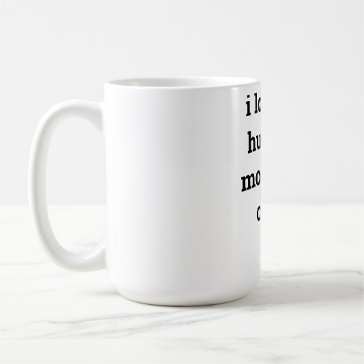 Funny Valentine's Day Coffee I Liebe Husband Gesch Kaffeetasse (Links)