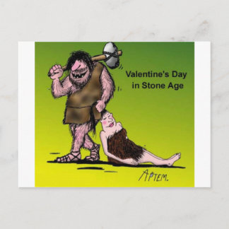 Funny Valentine's Day Comic Feiertagspostkarte