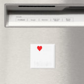 Funny Valentine's Day Couple Matching I Love His D Magnet (In Situ (Geschirrspüler))