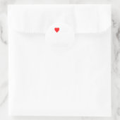 Funny Valentine's Day Couple Matching I Love His D Runder Aufkleber (Tasche)