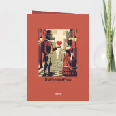 Funny Valentine's Day Customizable Card Karte (Rückseite)