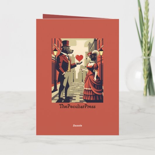 Funny Valentine's Day Customizable Card Karte (Rückseite)