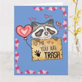 Funny Valentine's Day Falted Grußkarte Karte (Gelbe Blume)