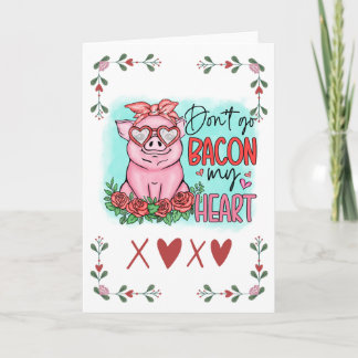 Funny Valentine's Day Falted Grußkarte Karte