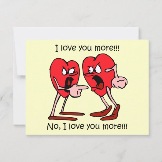 Funny Valentine's Day Feiertagskarte (Vorderseite)