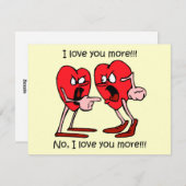 Funny Valentine's Day Feiertagskarte (Vorne/Hinten)