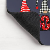 Funny Valentine's Day Gnome Mousepad (Ecke)