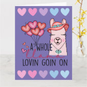 Funny Valentine's Day Grußkarte Karte (Gelbe Blume)