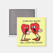 Funny Valentine's Day Magnet (Vorderseite/Rückseite)
