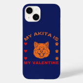 Funny Valentine's Day meine Akita ist mein Valenti Case-Mate iPhone Hülle (Rückseite)