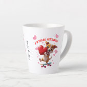 Funny Valentine's Day - Niedlich, modern & humorvo Milchtasse (Rechte Ecke)