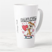 Funny Valentine's Day - Niedlich, modern & humorvo Milchtasse (Rechte Ecke)