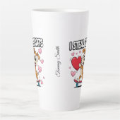 Funny Valentine's Day - Niedlich, modern & humorvo Milchtasse (Vorderseite)