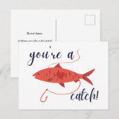 Funny Valentine's Day Postkarte (Vorne/Hinten)