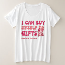 Funny Valentine's Day Self Liebe Große Größe T-Shirt