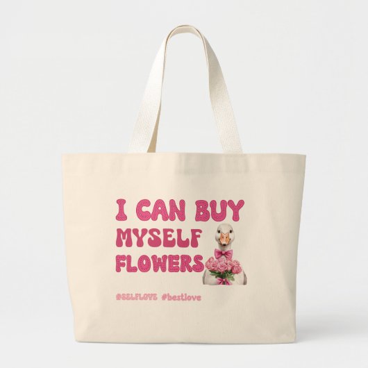 Funny Valentine's Day Self Liebe Jumbo Stoffbeutel (Vorne)