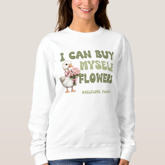 Funny Valentine's Day Self Liebe Sweatshirt (Vorderseite)