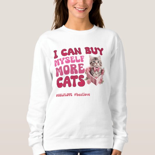 Funny Valentine's Day Self Liebe Sweatshirt (Vorderseite)