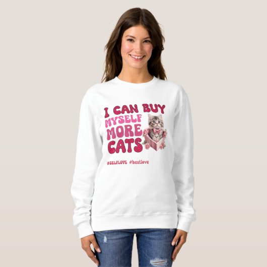 Funny Valentine's Day Self Liebe Sweatshirt (Vorne ganz)