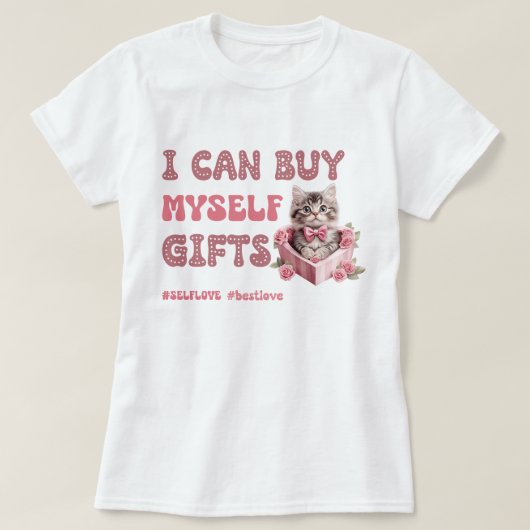 Funny Valentine's Day Self Liebe T-Shirt (Design vorne)