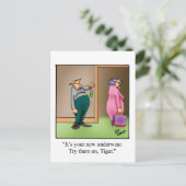 Funny Valentine's Day Spaß Postkarte (Stehend Vorderseite)