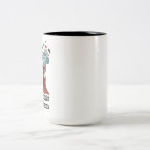 Funny valentine's present zweifarbige tasse (Mittel)