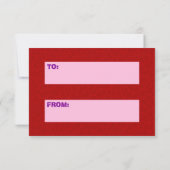 Funny Valentine's Raptor Dinosaur Kinder-Klassenzi Einladung (Rückseite)