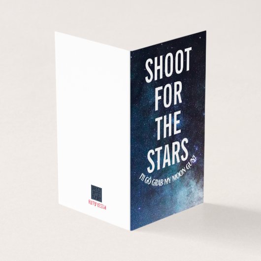 Funny Valentines Shoot für den Mond (Vorderseite)