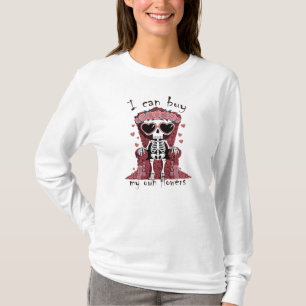 Funny Valentine's Skelett T-Shirt