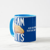 Funny Valentines Team Nuts Geschenk für ihn Tasse (Vorderseite Links)