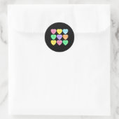 Funny Valentinstag Affirmations Candy Heart Runder Aufkleber (Tasche)