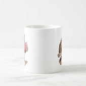 Funny Valentinstag Bigfoot Herzstück Lugano Gester Kaffeetasse (Mittel)