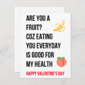 Funny Valentinstag Card Feiertagskarte (Vorne/Hinten)