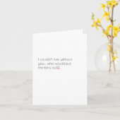 Funny Valentinstag Card für ihn Karte (Gelbe Blume)