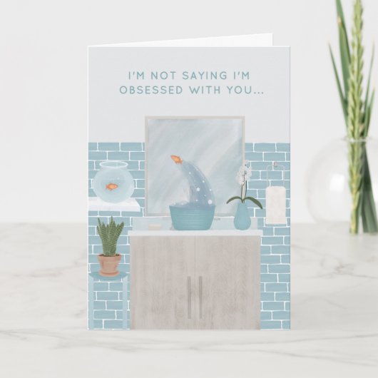 Funny Valentinstag Card Karte (Vorderseite)