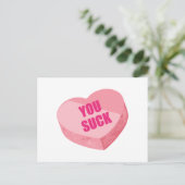 Funny Valentinstag Feiertagspostkarte (Stehend Vorderseite)