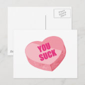 Funny Valentinstag Feiertagspostkarte (Vorne/Hinten)