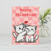 Funny Valentinstag Ferienkarte Feiertagskarte (Stehend Vorderseite)