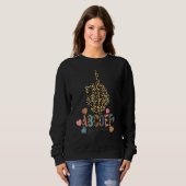 Funny Valentinstag Hearts Abcde Fu Sweatshirt (Vorne ganz)