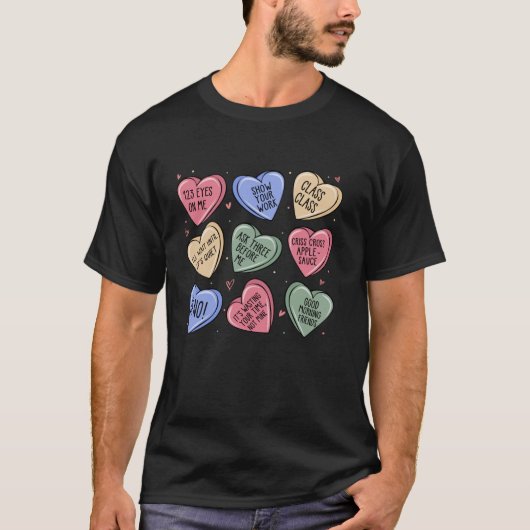 Funny Valentinstag Shirts für Lehrer Conversati (Vorderseite)