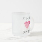 Funny Valentinstag Swipe Right Verabredet Mattglastasse (VorderseiteRechts)