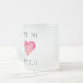 Funny Valentinstag Swipe Right Verabredet Mattglastasse (Vorderseite Links)