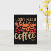 Funny Valentinstag Valentine Kaffee Lover Frauen Karte (Gelbe Blume)