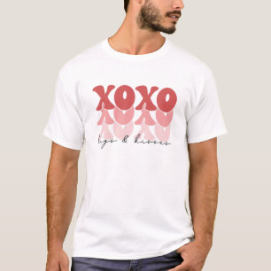 Funny Valentinstag Xoxo Huge und Kisses T-Shirt
